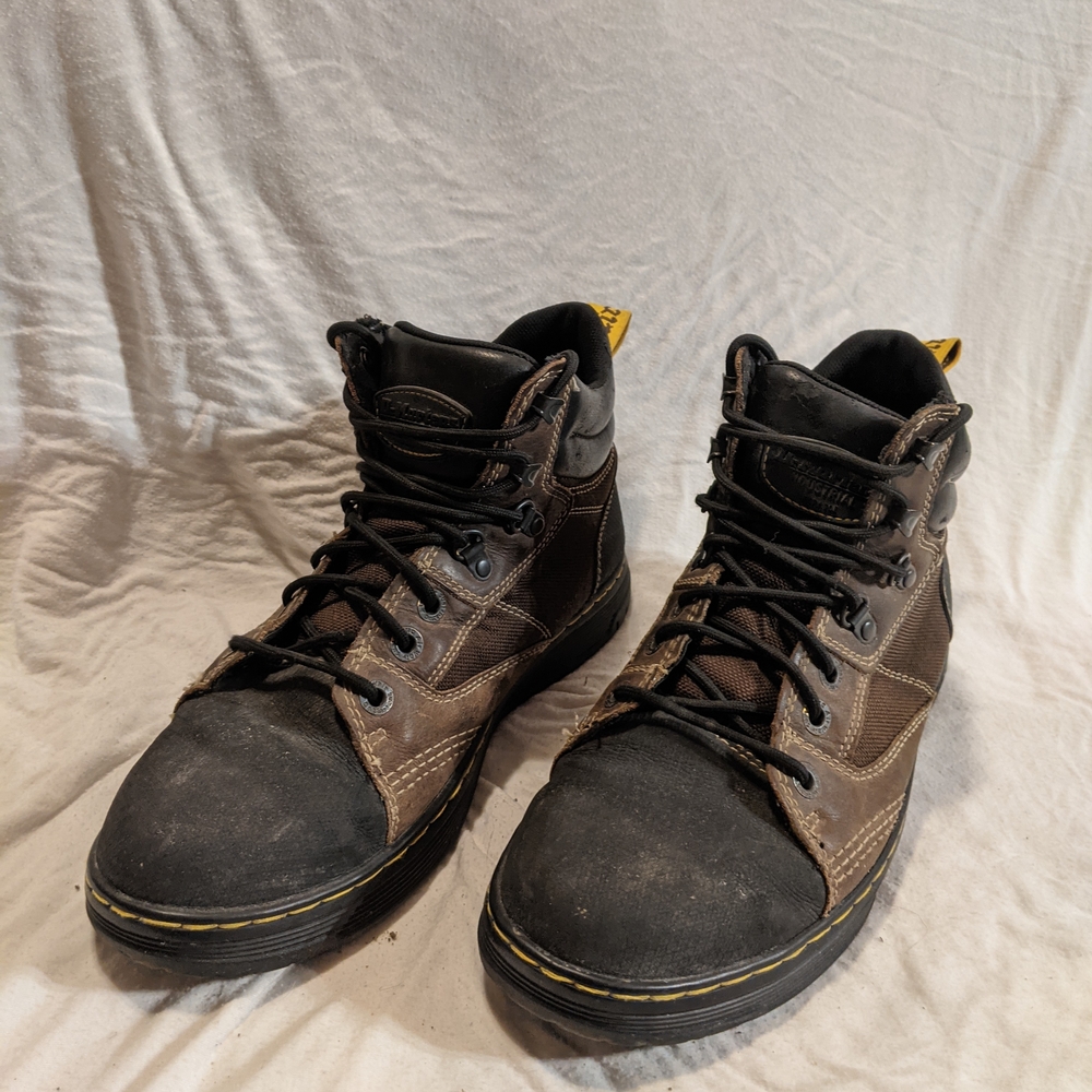 Dr. Martens Black and Brown Men's Shoes